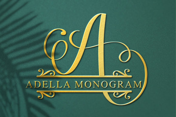 Adella Monogram: A Sweet Script Font for Editorial Design