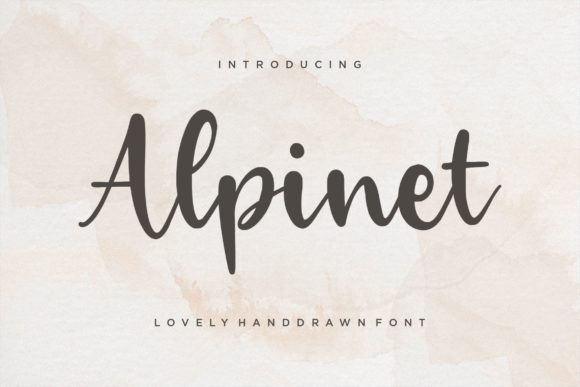 Alpinet: A Timeless Handwritten Font for Web Design