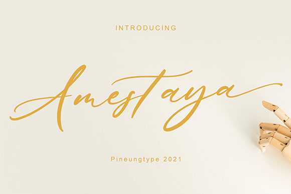 Amestaya: A Handwritten Font That Elevates Small Business Branding