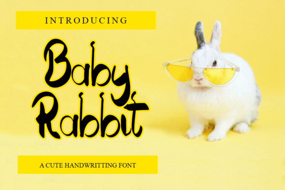Baby Rabbit: A Playful Handwritten Font for Modern Marketing Design