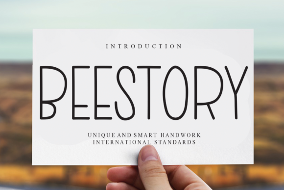 Beestory: A Friendly Handwritten Font for Your Brand