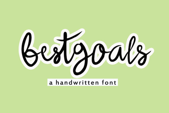 Bestgoals: A Handwritten Font for Your Brand