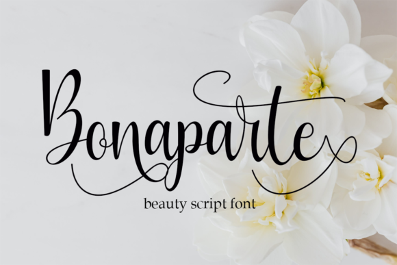 Bonaparte: A Modern Script Font for Editorial Design