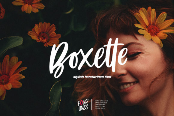 Boxette: A Casual Handwritten Font for Editorial Design