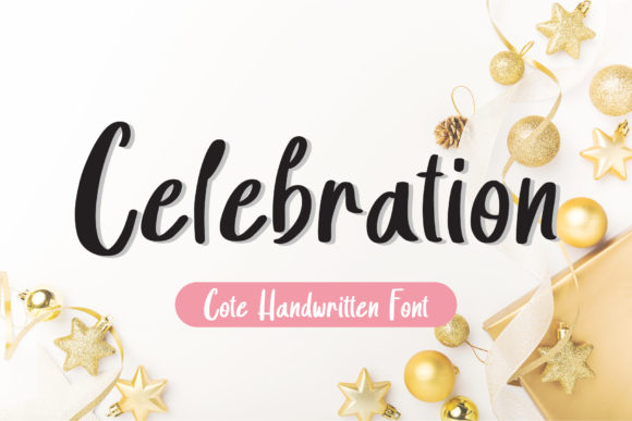 Celebration: A Playful Handwritten Font for Editorial Charm