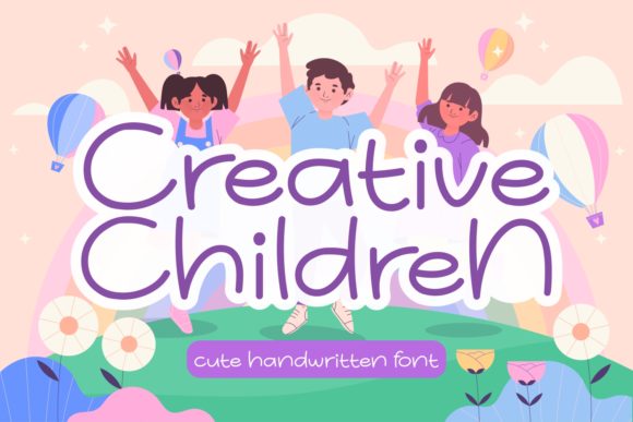 Creative Children: A Playful Font for Brand Identity