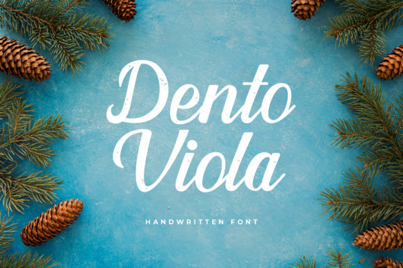 Dento Viola: A Gentle Script Font for Thoughtful Editorial Design