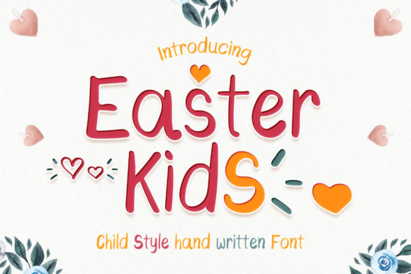Easter Kids: A Handwritten Font for Joyful Web Design