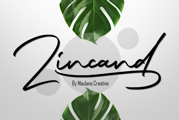Elegant Branding with Zincand: A Handwritten Font for Timeless Design