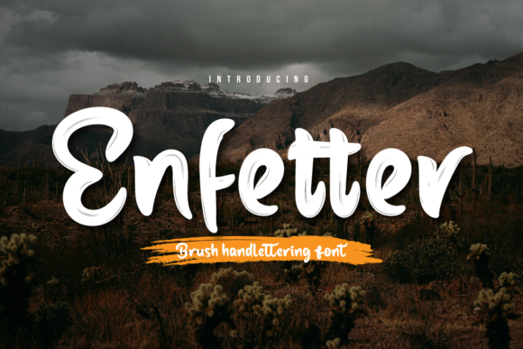 Enfetter: A Handwritten Font for Authentic Branding