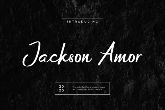 Exploring Jackson Amor: A Sweet Script Font for Romantic Branding