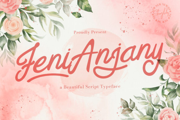 Feny Anjany: A Flowing Handwritten Font for Makers