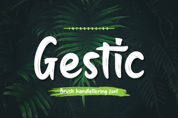 Gestic: A Handwritten Font for Your Brand