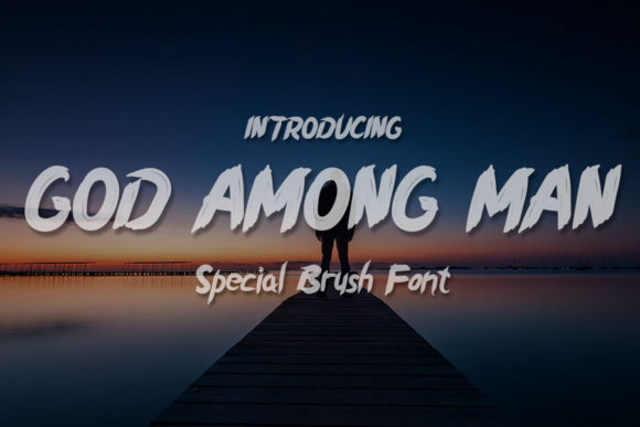 God Among Man: A Bold Handwritten Font for Branding