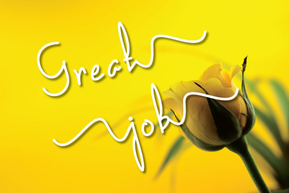 Great Job: A Handwritten Font That Elevates Your Craft and Product Designs