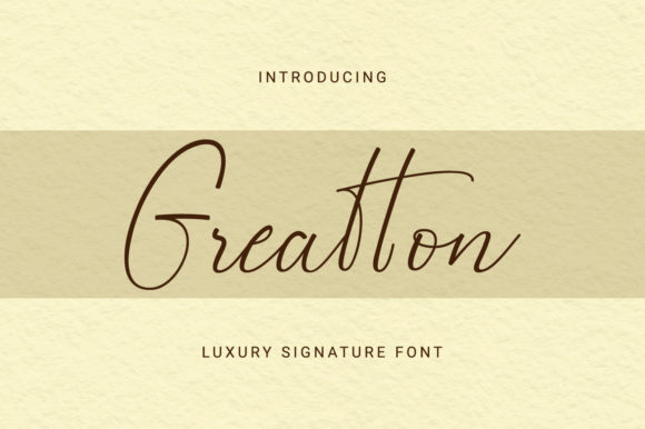 Greatton: A Premium Handwritten Font for Small Business