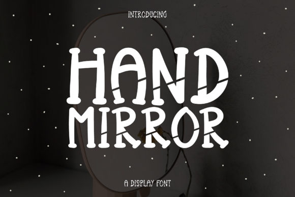 Hand Mirror: A Quirky Script Font for Crafters