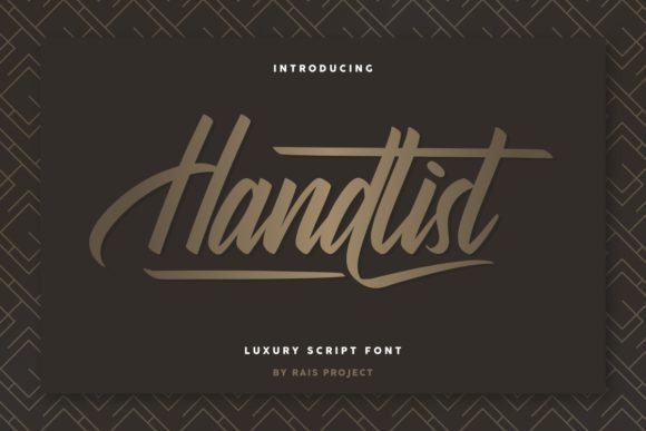 Handlist: A Modern Script Font That Elevates Web Design