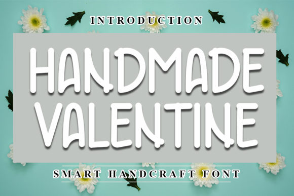 Handmade Valentine: A Handwritten Font for Editorial Design