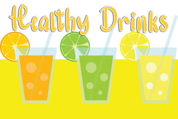 Healthy Drinks: A Handwritten Font for Campaigns
