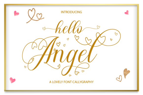 Hello Angel Font: Elevating Branding with Elegant Handwritten Typography
