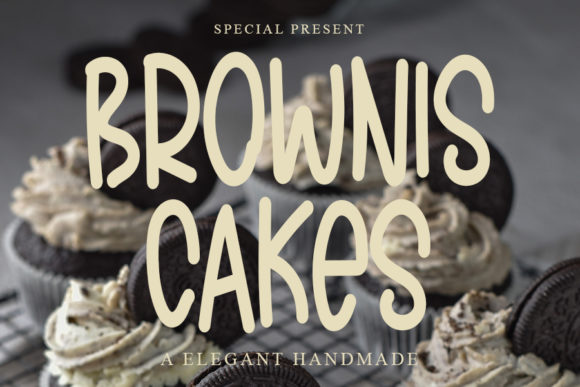 How Brownis Cakes Font Elevates Small Business Branding