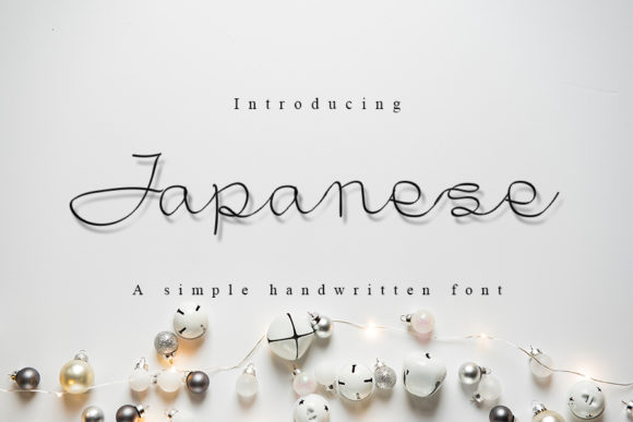 Japanese: A Romantic Script Font for Web Design