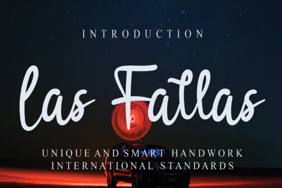 Las Fallas: A Modern Handwritten Font for Web Design