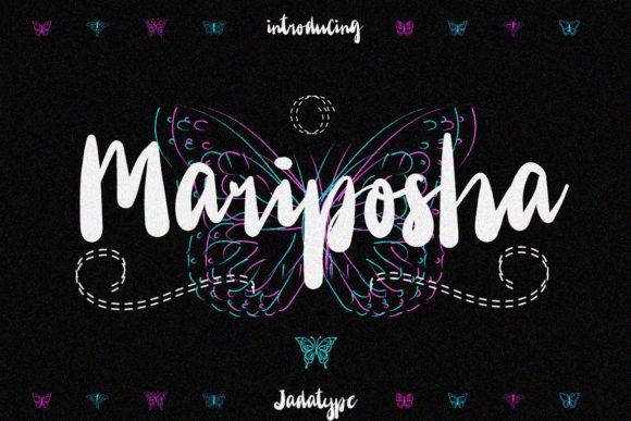 Mariposha: A Playful Script Font That Elevates Campaign Visuals