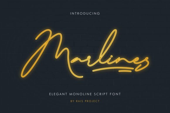 Marlines: A Stylish Handwritten Font for Scroll-Stopping Digital Campaigns