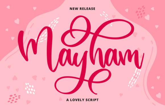Mayham Font: Elevating Web Design with Handwritten Elegance