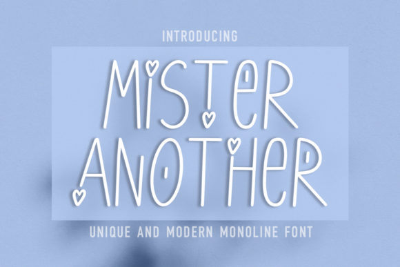 Mister Another: A Handwritten Font for Your Brand