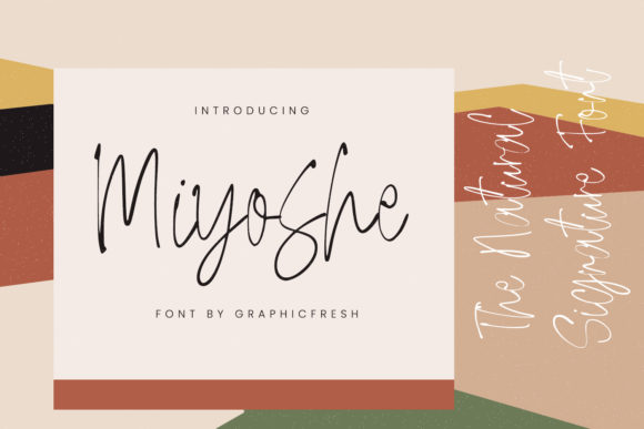 Miyoshe: A Delicate Script Font for Modern Web Design