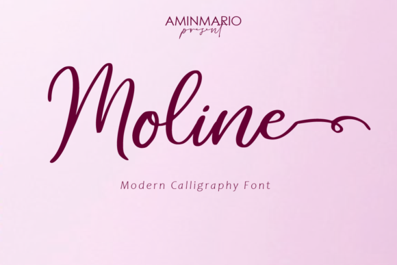 Moline: A Modern Calligraphy Font for Campaigns