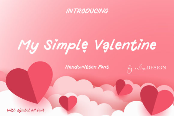 My Simple Valentine: A Handwritten Font for Modern Web Design