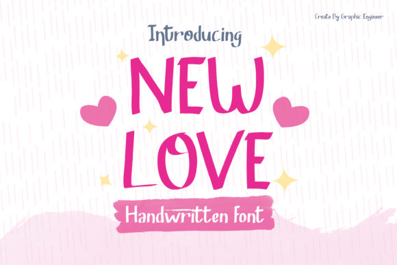 New Love: A Handwritten Font for Bold Campaigns