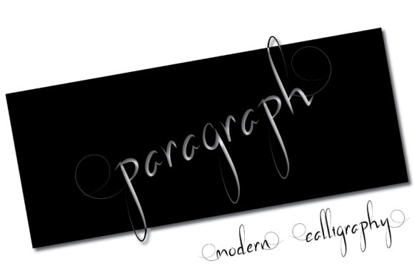 Paragraph: A Handwritten Font for Editorial Elegance