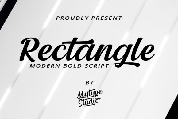Rectangle: A Bold Handwritten Font for Modern Web Design Projects