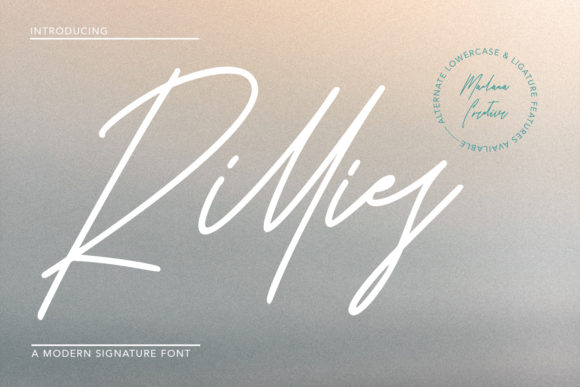 Rillies: A Handwritten Font That Brings Personality to Editorial Design