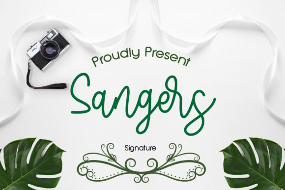 Sangers: A Handwritten Font That Elevates Campaign Typography
