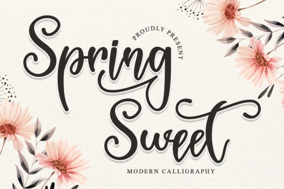 Spring Sweet: A Modern Script Font for Web Design
