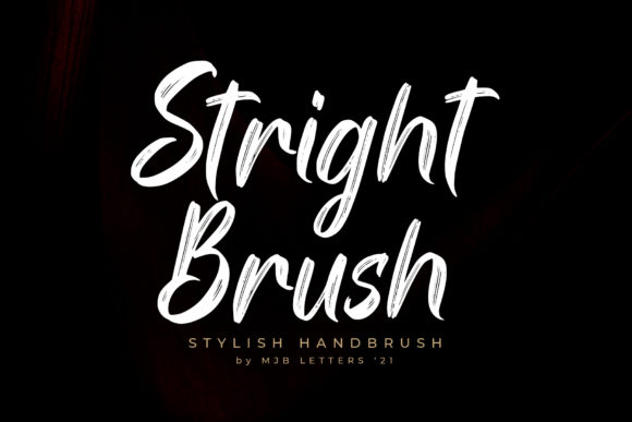 Stright Brush: A Handwritten Font for Small Business Branding