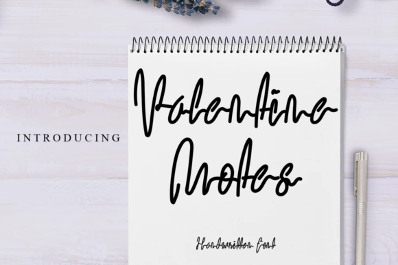 Valentine Notes: A Handwritten Font for Your Brand